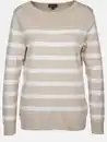 Bild 1 von Damen Pullover mit Streifen Beige