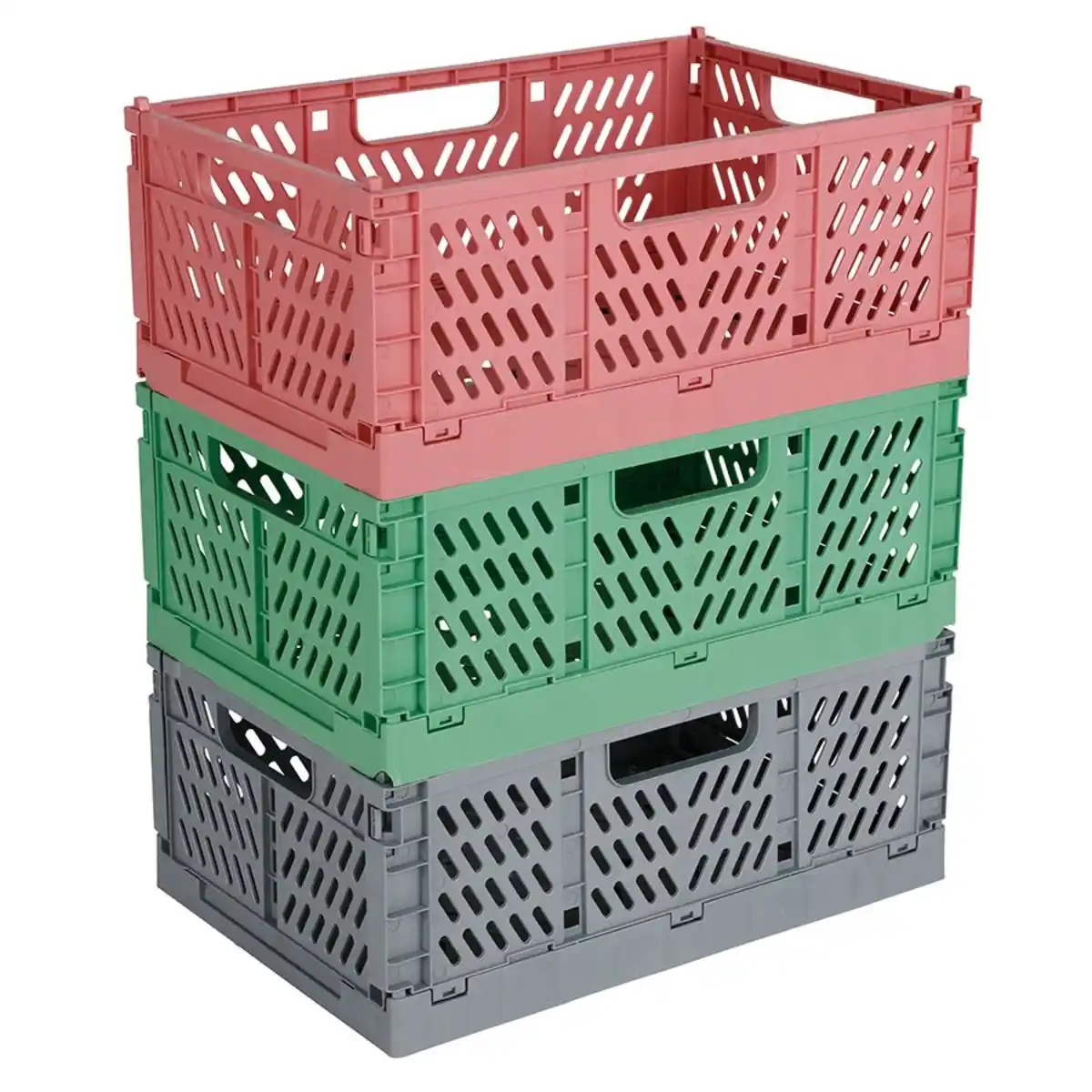 Bild 1 von Deko-Klappbox stapelbar 30x20x12cm Bunt