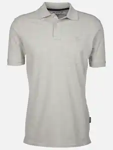 Herren Poloshirt Silber