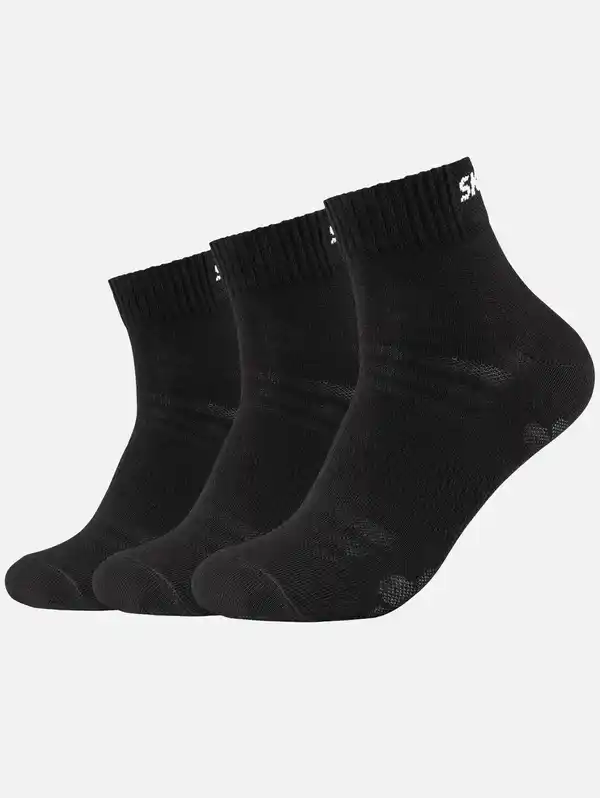 Bild 1 von Damen Socken Quarters im 3er Pack Schwarz