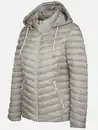 Bild 3 von Damen Steppjacke mit abnehmbarer Kapuze Grau