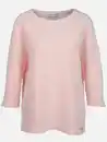 Bild 1 von Damen Sweatshirt mit 3/4 langen Ärmeln Weiß