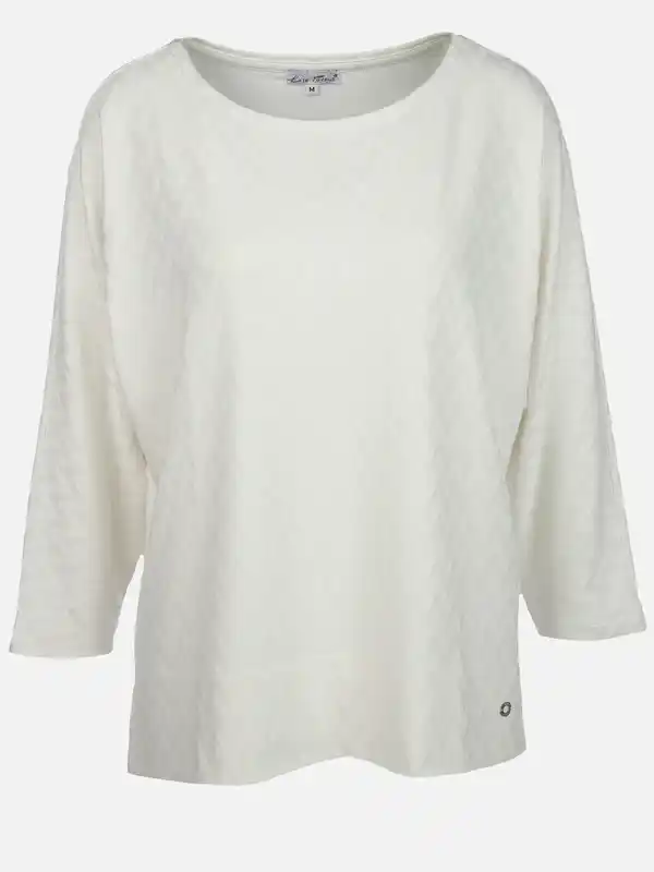 Bild 1 von Damen Jaquard Shirt Weiß