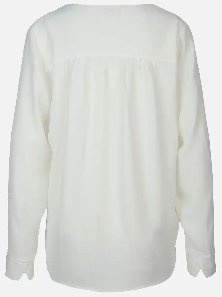 Bild 2 von Damen Crepe Bluse Weiß