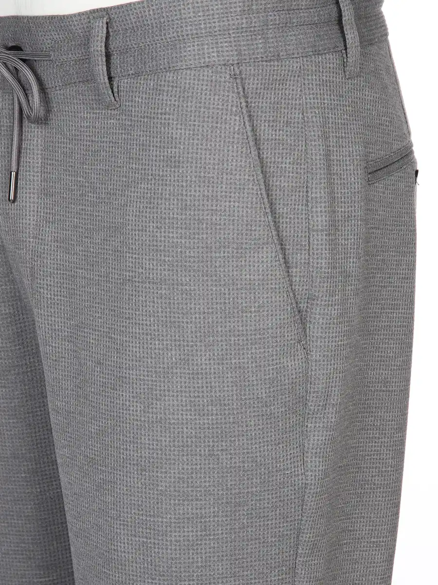 Bild 4 von Herren Jerseyhose in Waffeloptik Grau