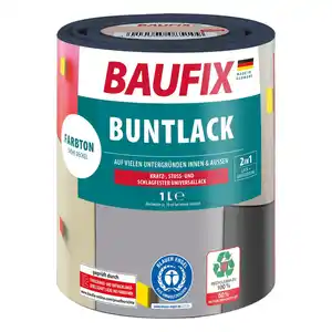 Buntlack 2in1 1 Liter - Bernsteingrau, seidenmatt