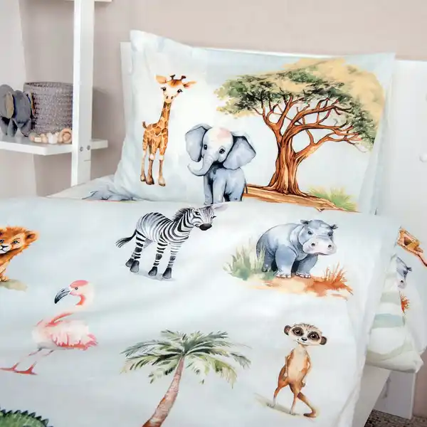 Bild 4 von Safari Flanell-Bettwäsche "Made in green"