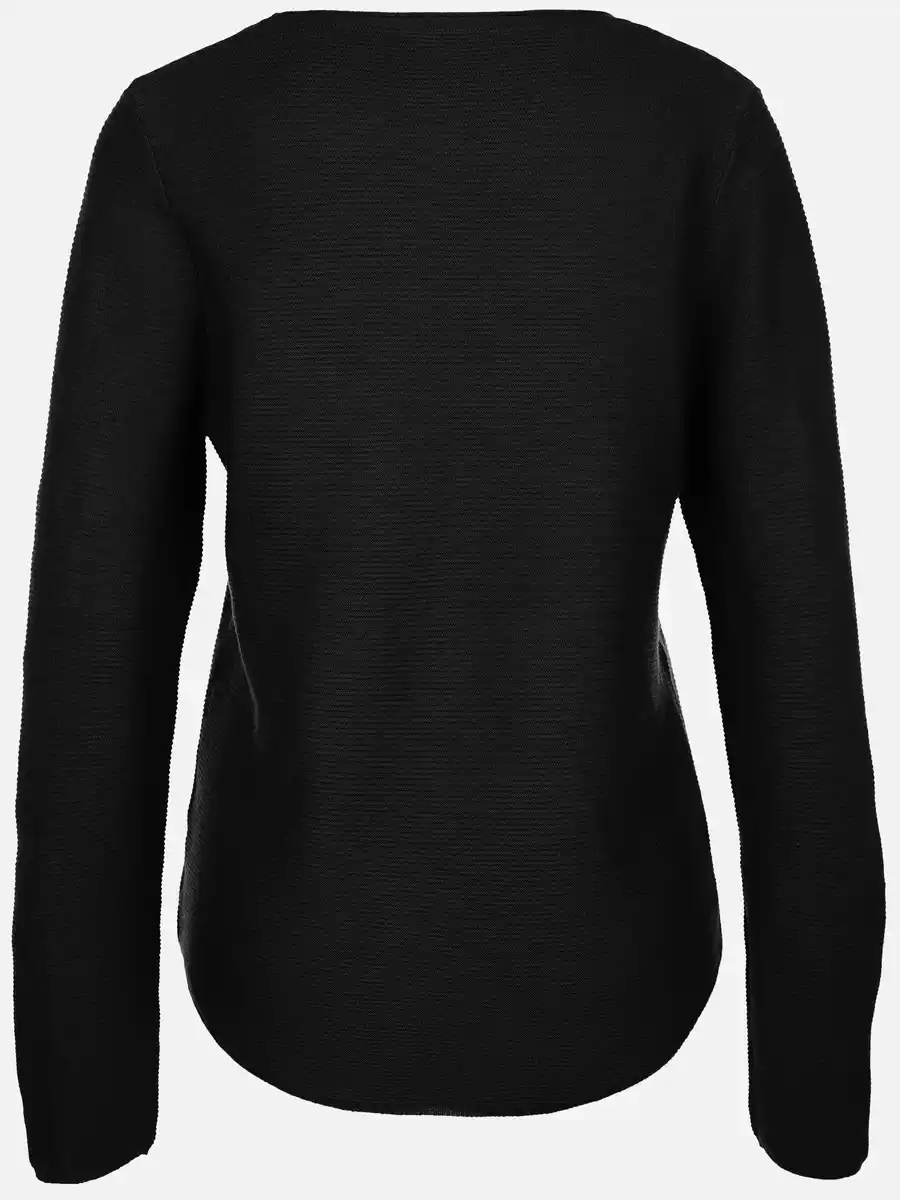 Bild 2 von Damen Struktur Pullover Schwarz
