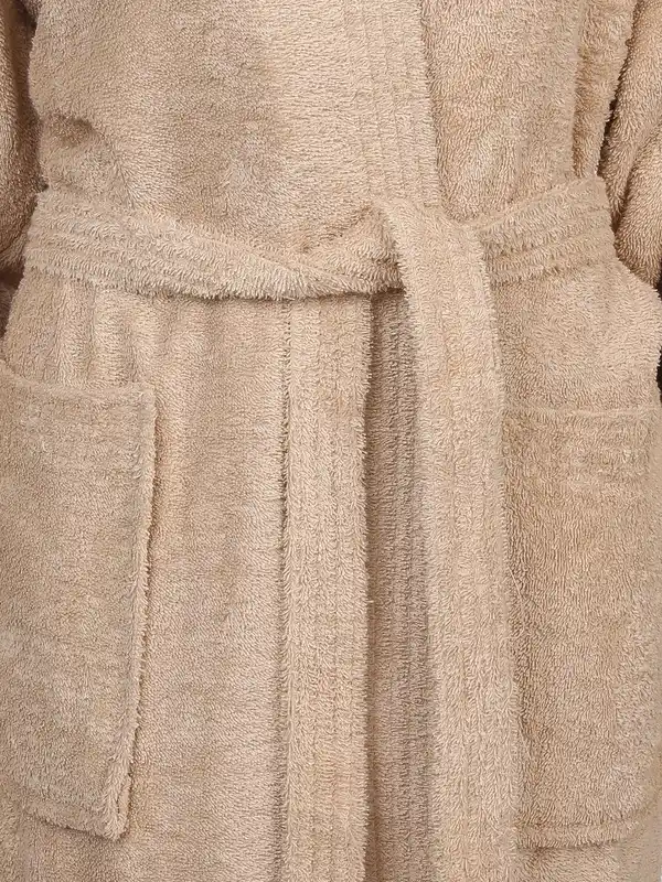 Bild 3 von Bademantel mit Kapuze Weiß