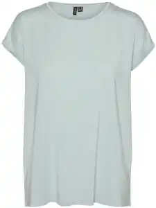 Vero Moda VMAVA PLAIN SS TOP GA Shirt Blau