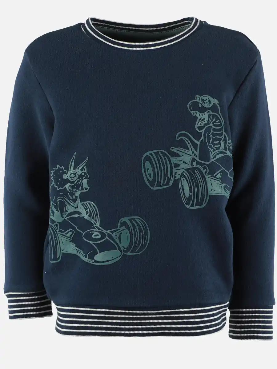 Bild 1 von Jungen Sweatshirt mit Dino-Rubberprint Marine