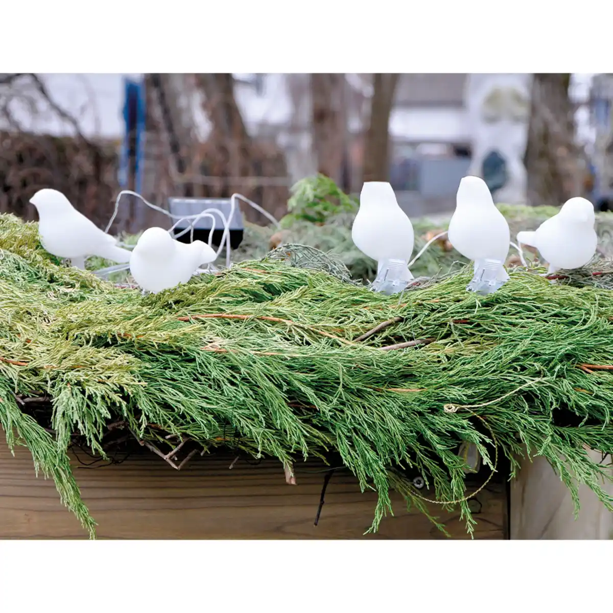 Bild 1 von LED-Solar-Gartendeko - Vögel 5er-Set, Warmweiß