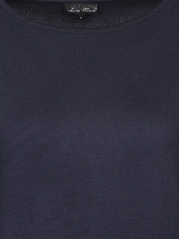 Bild 3 von Damen Leichtpullover mit rundem Ausschnitt Marine