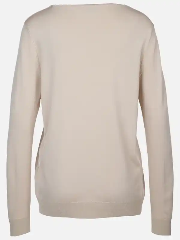 Bild 2 von Damen Leichtpullover mit rundem Ausschnitt Beige