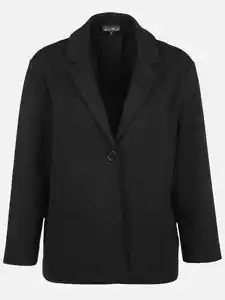 Damen Sweatblazer Schwarz