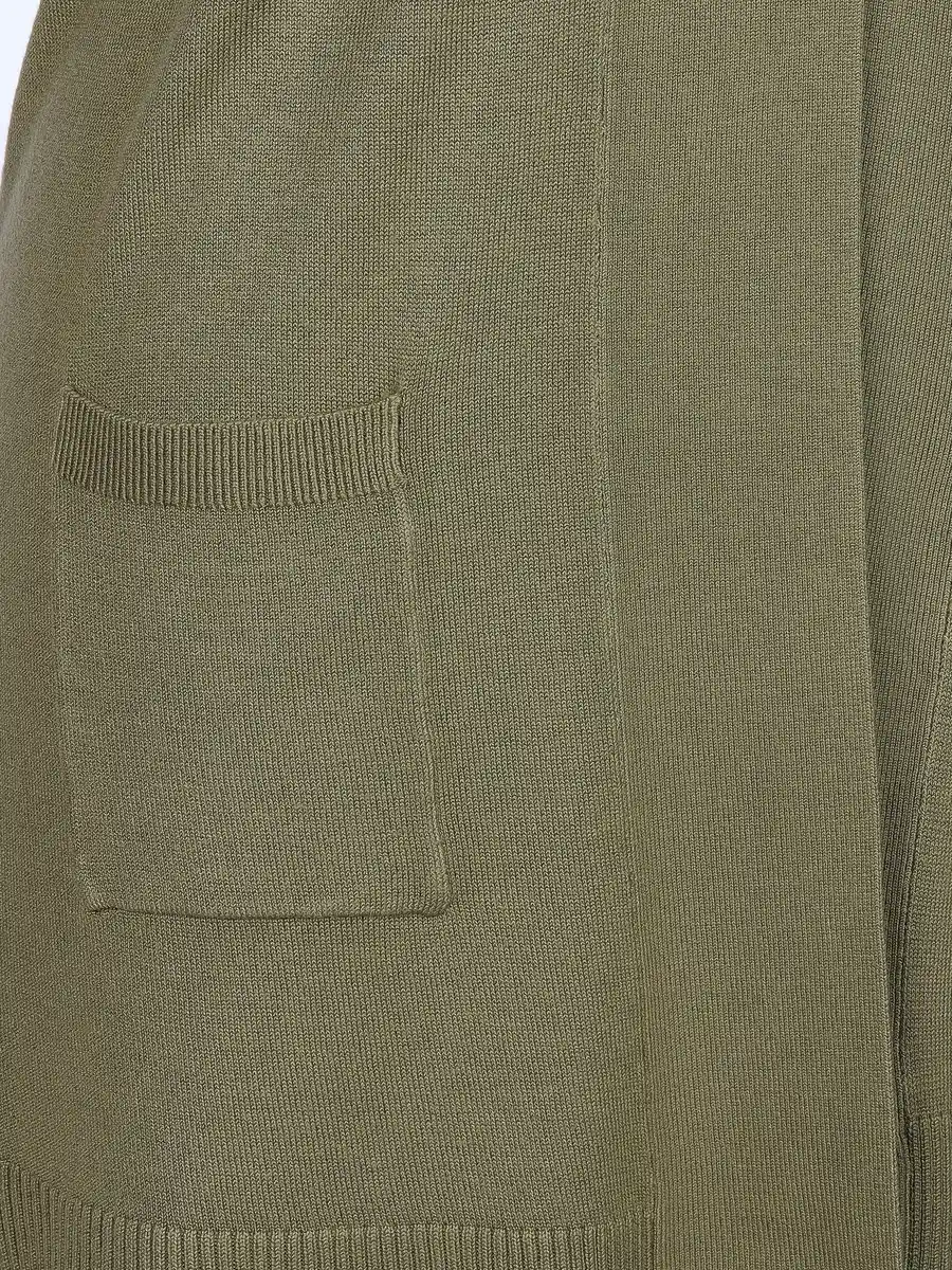 Bild 3 von Damen Cardigan mit zwei Taschen Oliv