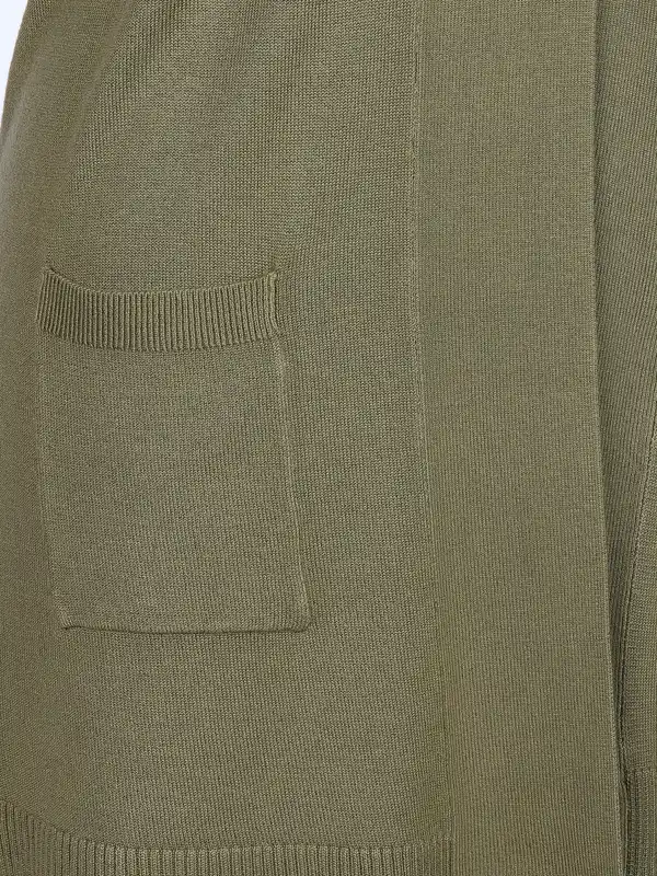 Bild 3 von Damen Cardigan mit zwei Taschen Oliv