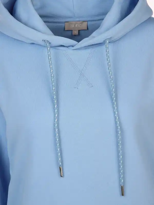 Bild 3 von Damen Sweatshirt mit Kapuze Blau