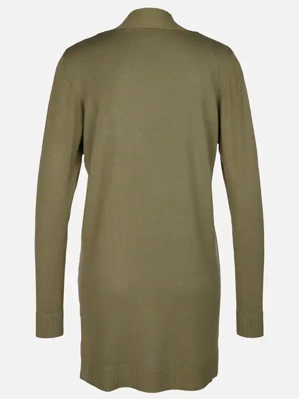 Bild 2 von Damen Cardigan mit zwei Taschen Oliv