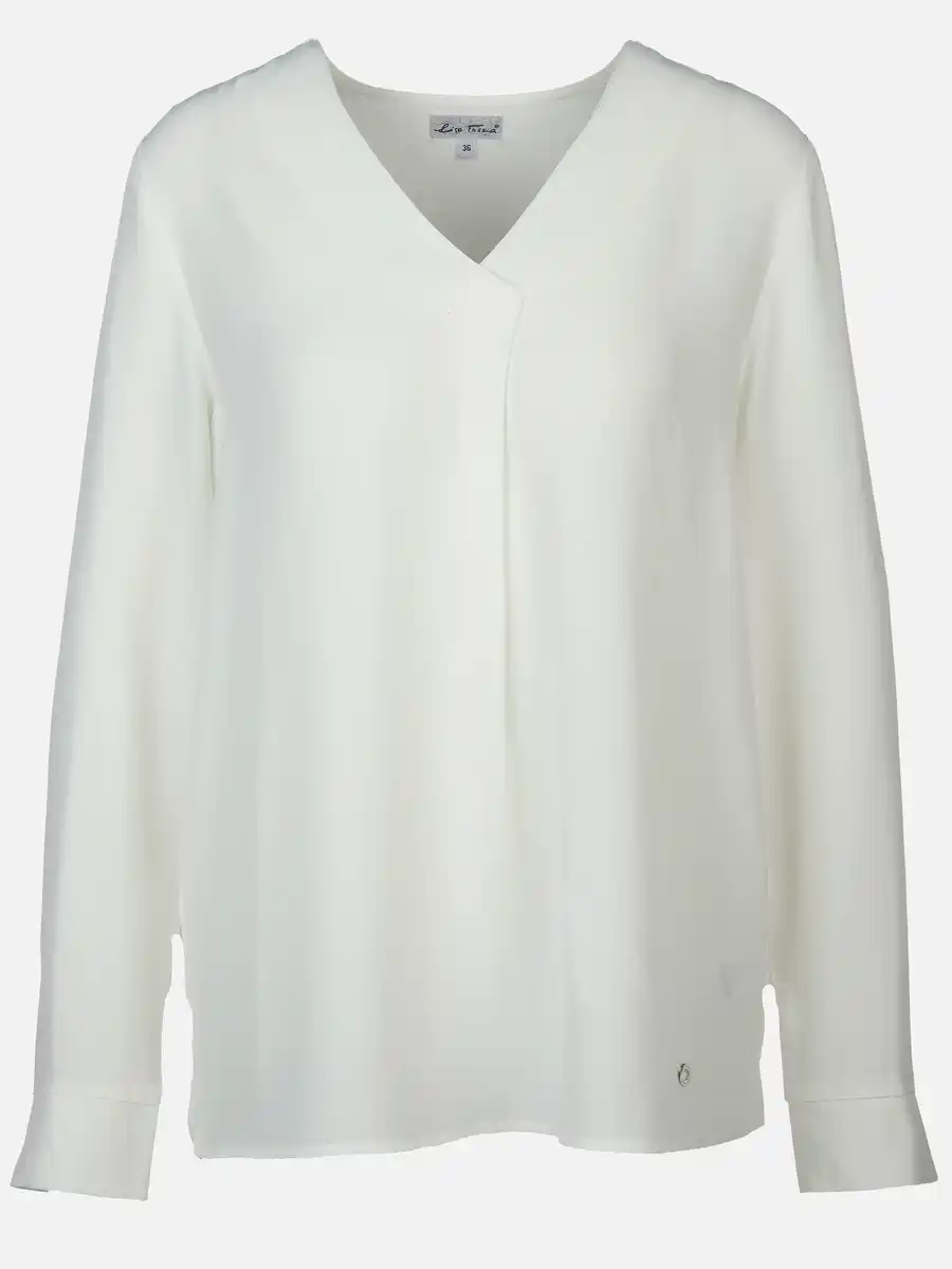 Bild 1 von Damen Crepe Bluse Weiß