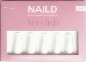 NailD White Acrylish Extra Long