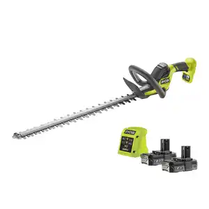 Ryobi Akku-Heckenschere 'ONE+ RY18HT55A-120P' mit 2 Akkus und Ladegerät