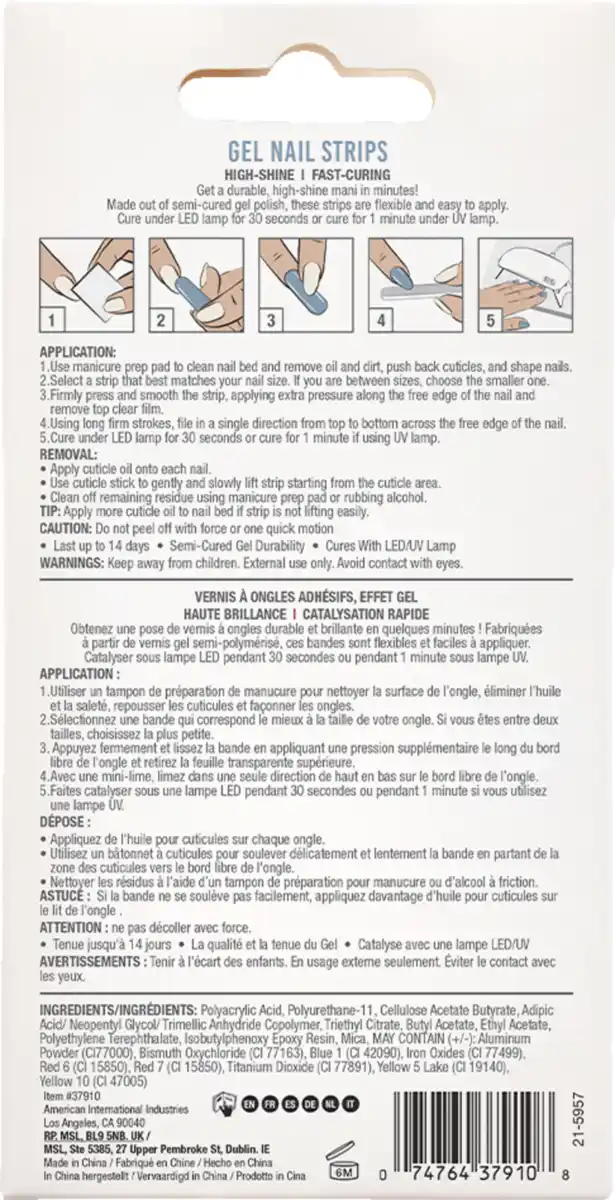 Bild 2 von ARDELL Nail Addict Gel Nail Strips Moonlit Pearl