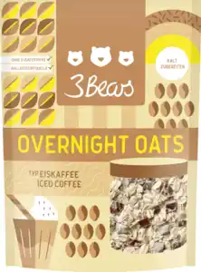 3Bears Overnight Oats Eiskaffee, 400 g