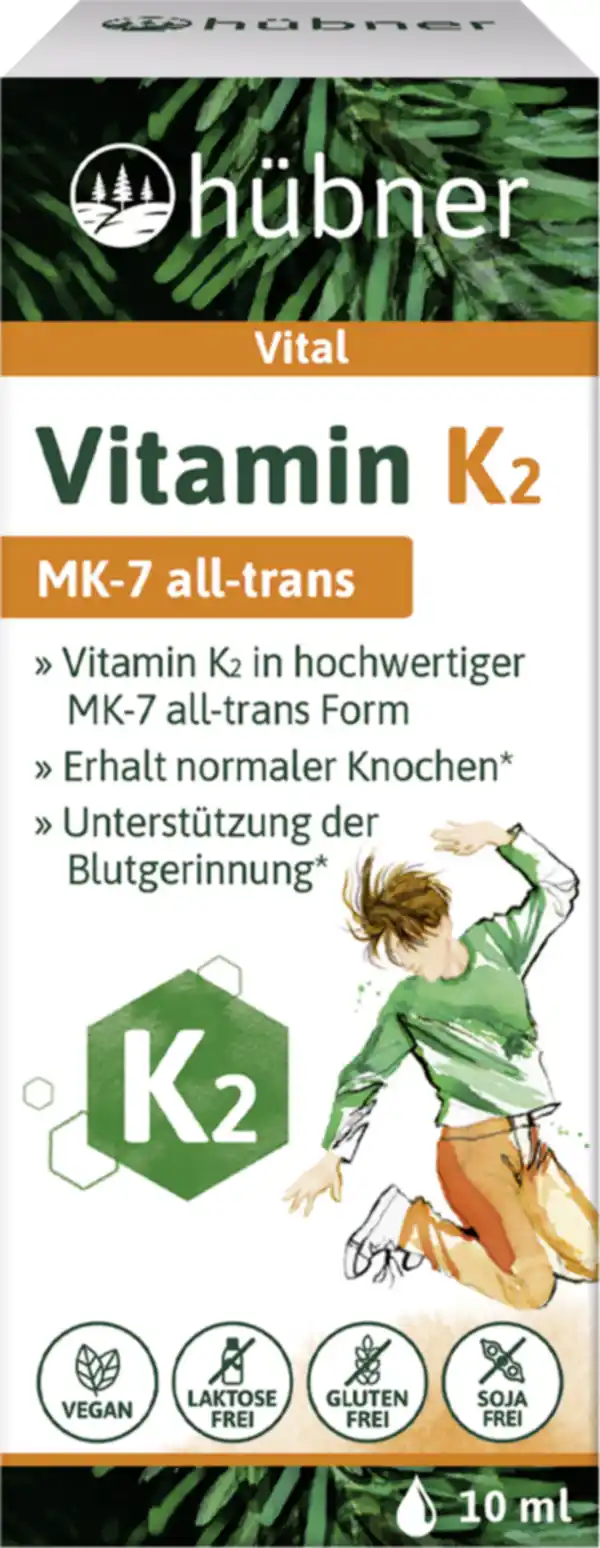 Bild 1 von hübner® Vitamin K2 Tropfen, 10 ml