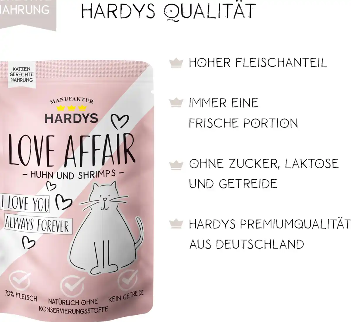 Bild 4 von HARDYS Manufaktur Love Affair Huhn & Shrimps, 100 g