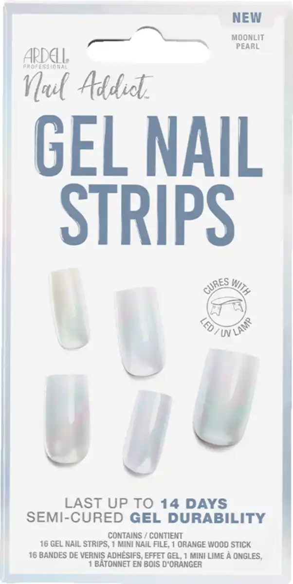 Bild 1 von ARDELL Nail Addict Gel Nail Strips Moonlit Pearl