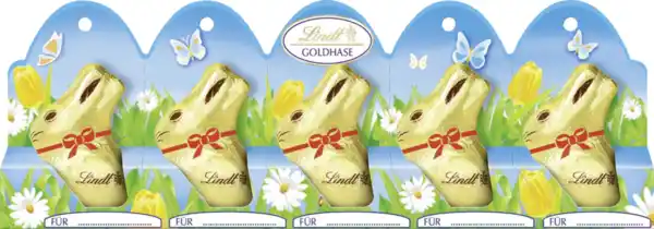 Bild 1 von Lindt Mini-Goldhäschen