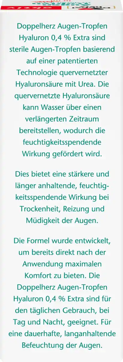 Bild 4 von Doppelherz Augen-Tropfen Hyaluron 0,4 %, 10 ml