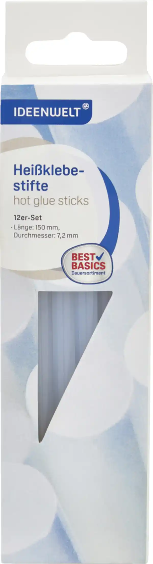 Bild 1 von IDEENWELT Best Basics Heißklebestifte 12er-Set