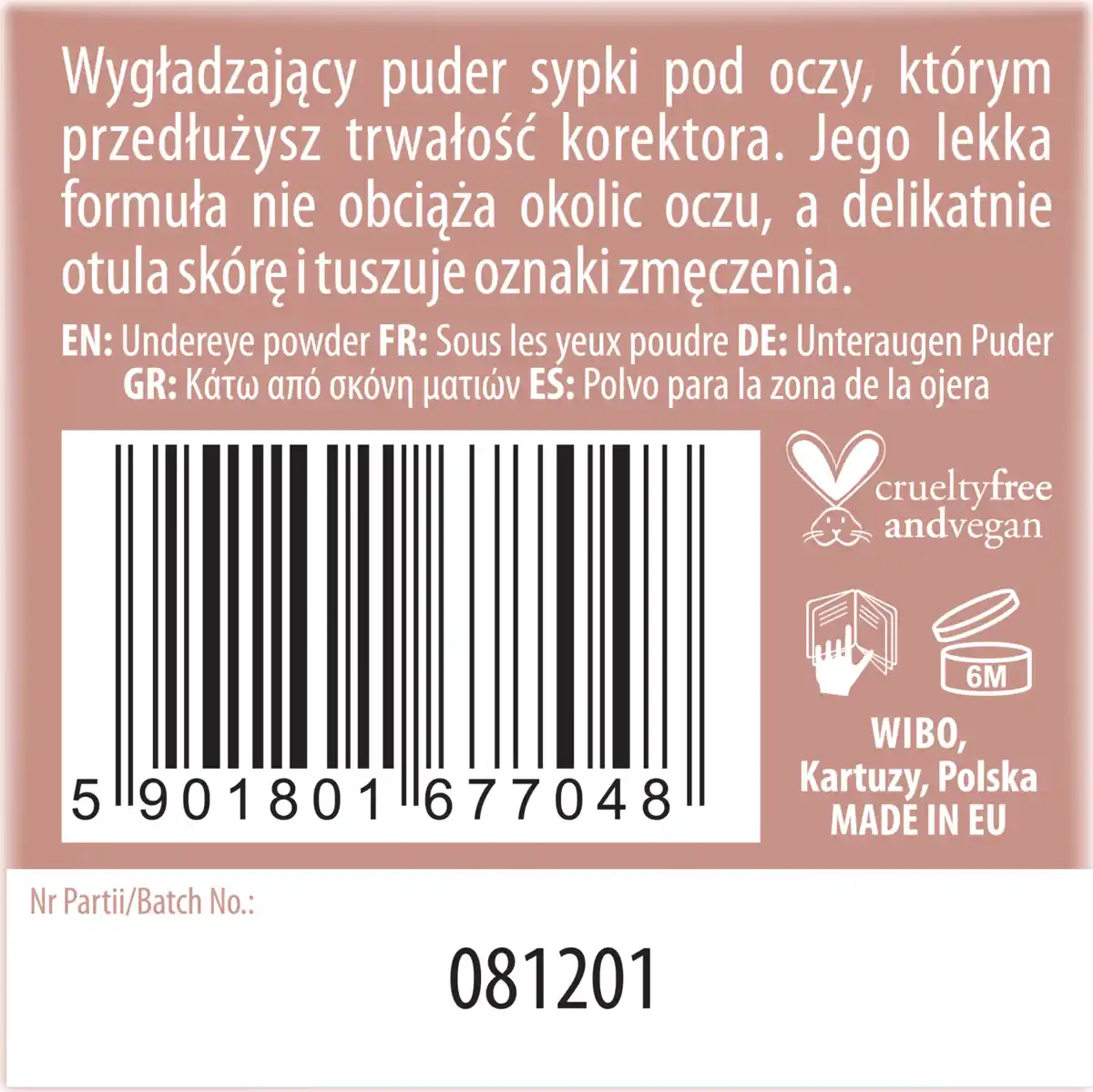 Bild 2 von NAM Cotton Candy Undereye Powder, 4 g
