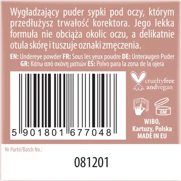 Bild 2 von NAM Cotton Candy Undereye Powder, 4 g