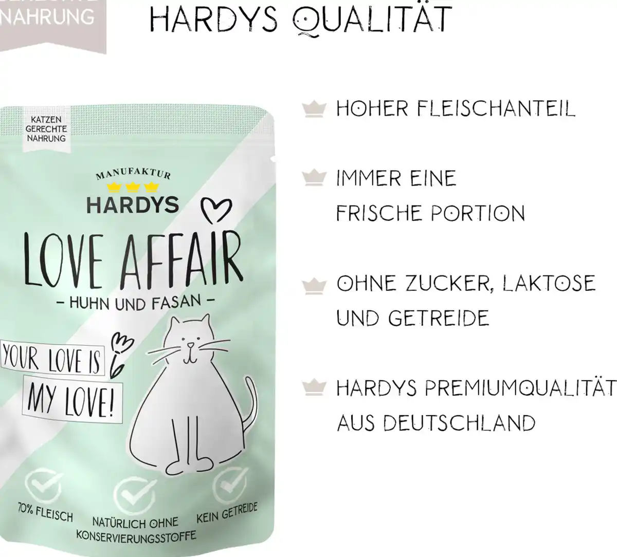 Bild 4 von HARDYS Manufaktur Love Affair Huhn & Fasan, 100 g