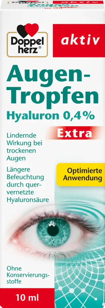 Bild 1 von Doppelherz Augen-Tropfen Hyaluron 0,4 %, 10 ml