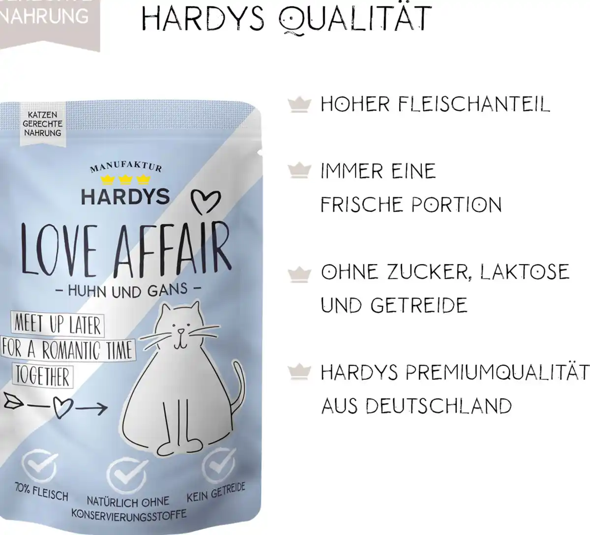 Bild 4 von HARDYS Manufaktur Love Affair Huhn & Gans, 100 g