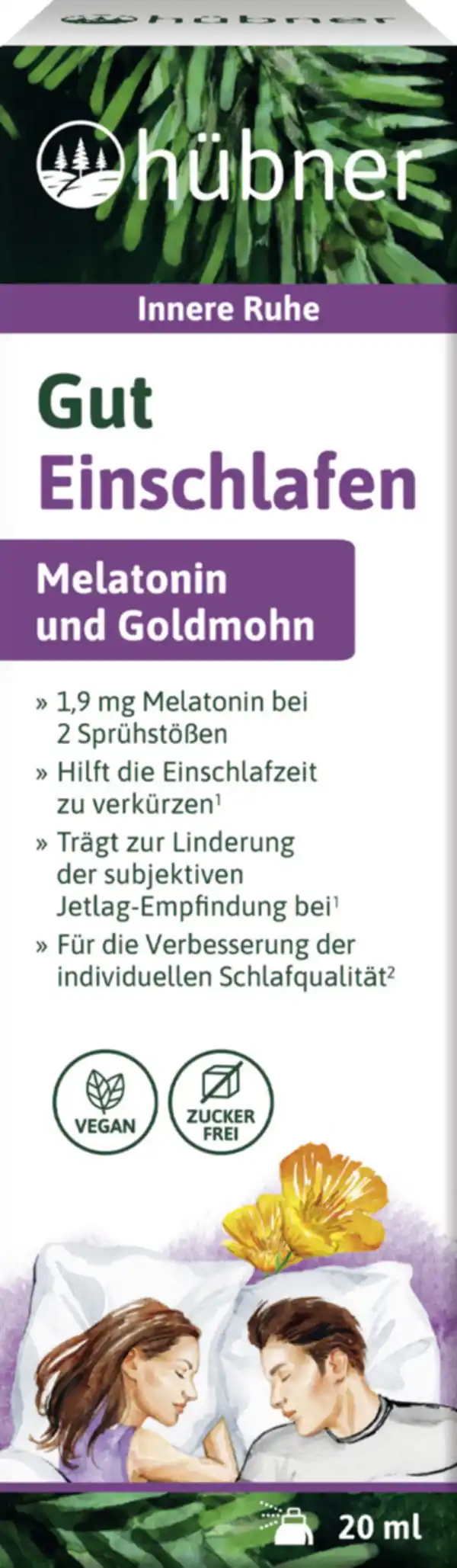 Bild 1 von hübner® Gut Einschlafen Spray, 20 ml