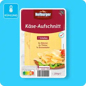 HOFBURGER Käse-Aufschnitt, Edamer