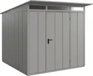 EcoStar Gerätehaus Elegant-P Typ 2 graualuminium 247,9 x 283,4 x 232,3 cm