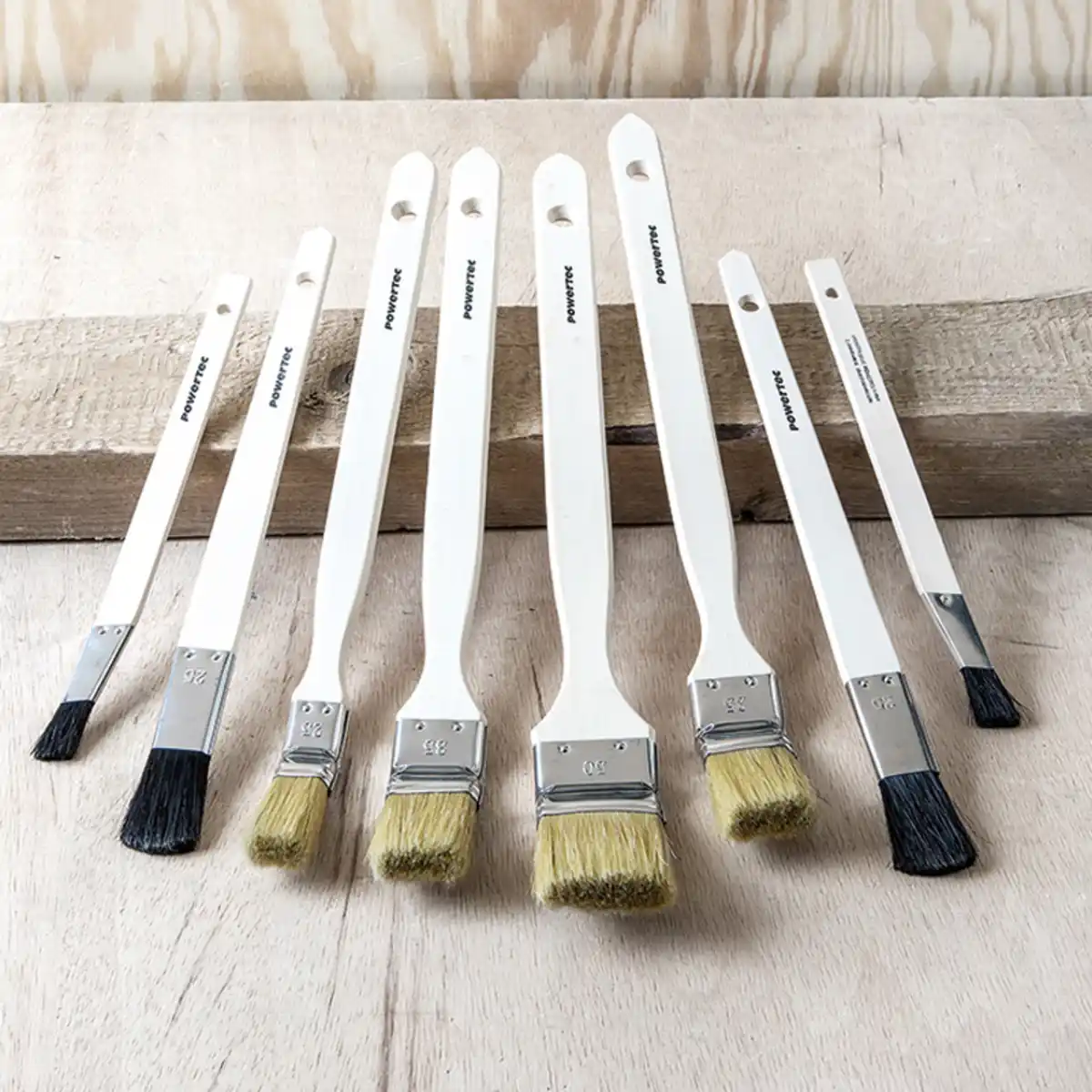 Bild 3 von Powertec Color Holz-Profi-Pinsel "PRO" 8tlg.