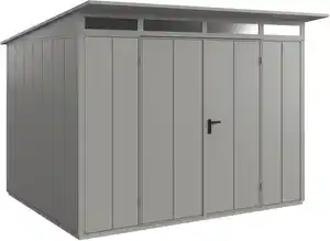 EcoStar Gerätehaus Elegant-P,Typ 3 312,7 x 283,4 x 232,3 cm graualuminium