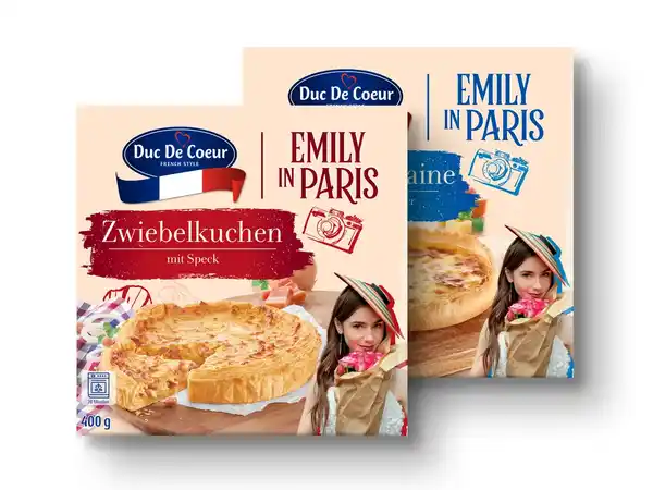 Bild 1 von Duc de Coeur Zwiebelkuchen/Quiche Lorraine/Lauchtarte,  400 g