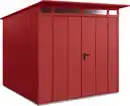 Bild 1 von EcoStar Gerätehaus Elegant-P Typ 2 purpurrot 247,9 x 283,4 x 232,3 cm