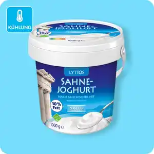 LYTTOS Joghurt griechischer Art, 10 % Fett oder 2 % Fett