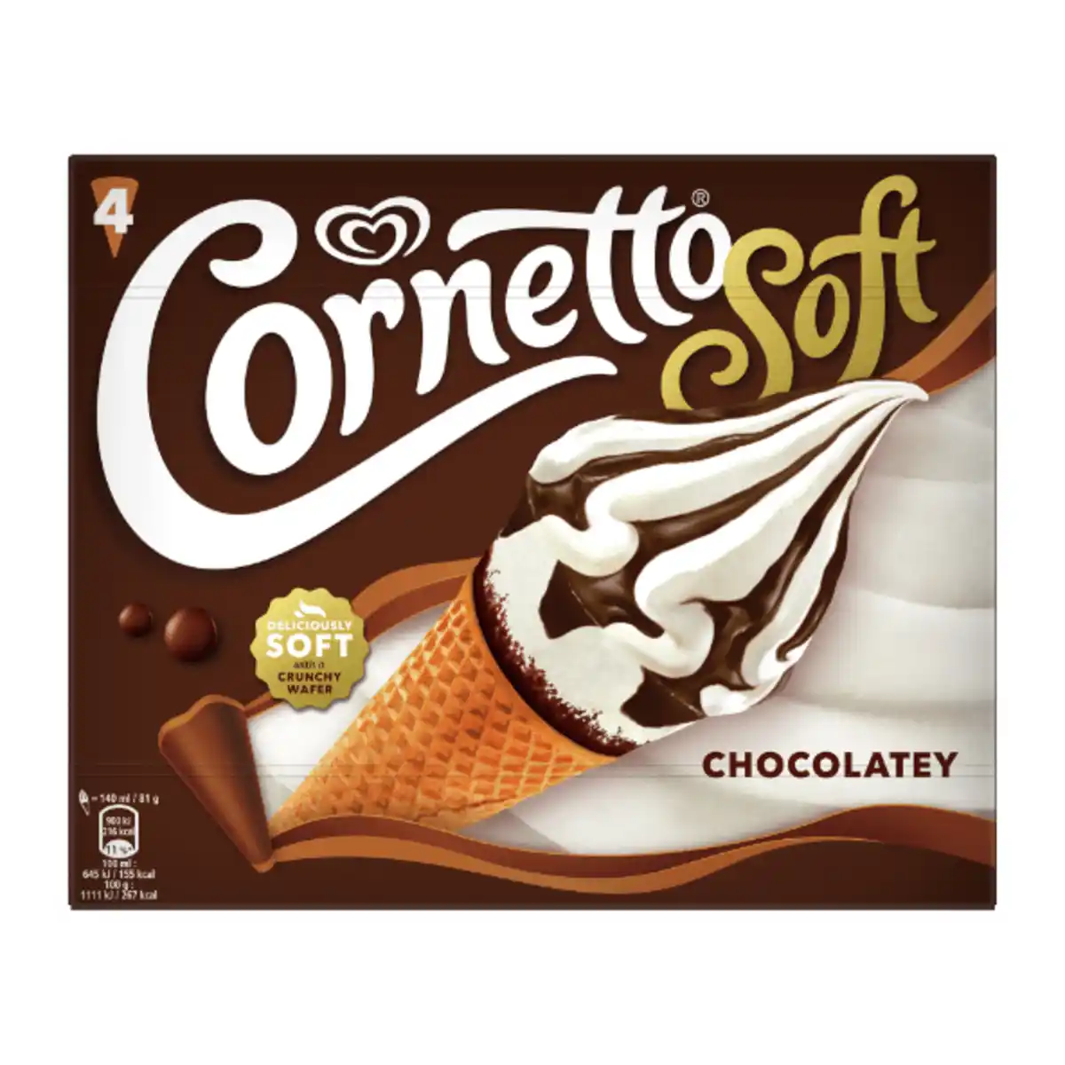 Bild 1 von LANGNESE Cornetto Soft Chocolate 560ml