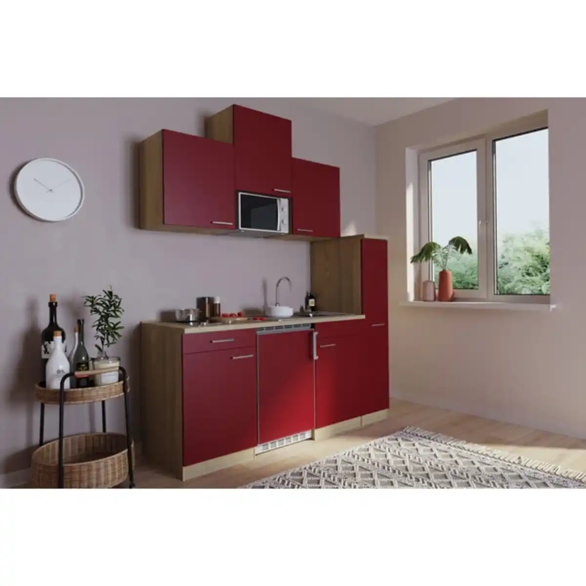 Bild 3 von RESPEKTA Singleküche »KB180ESGMIC«, mit E-Geräten, Gesamtbreite: 180 cm