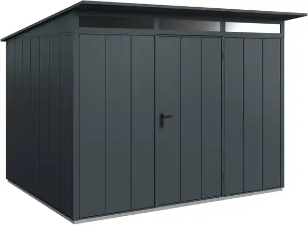 Bild 1 von EcoStar Gerätehaus Elegant-P Typ 3 anthrazitgrau 312,7 x 283,4 x 232,3 cm